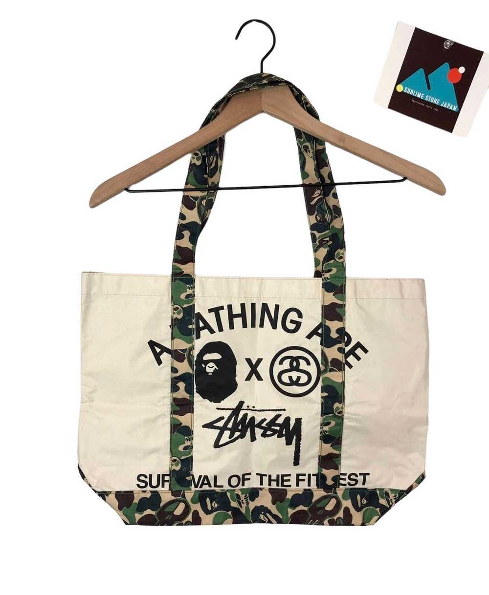 Bape × Stussy 2011 Bape x Stussy Nylon Tote Bag - image 1