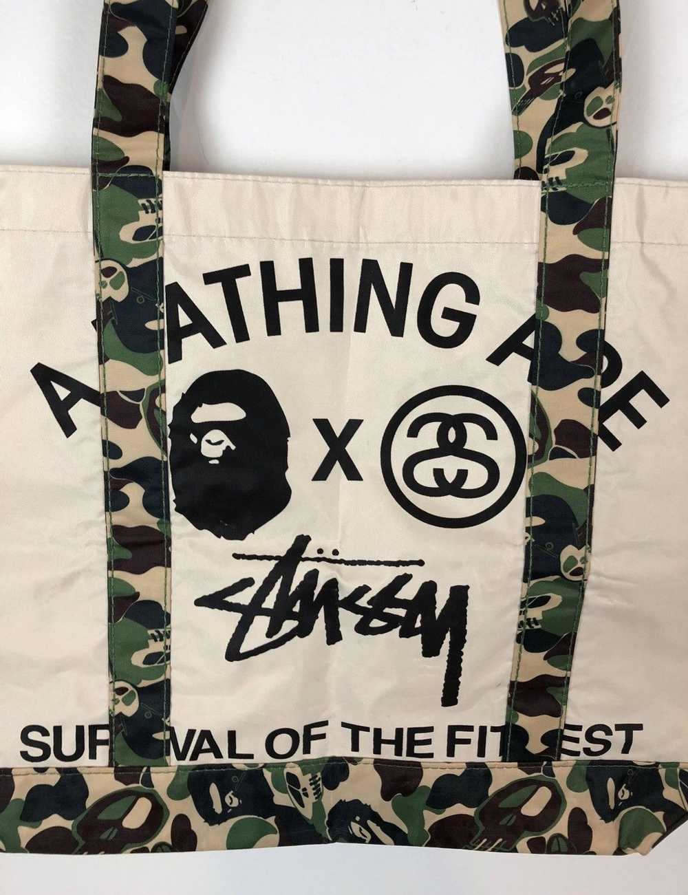 Bape × Stussy 2011 Bape x Stussy Nylon Tote Bag - image 3