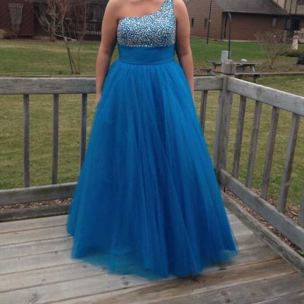 Blue prom dress - image 1