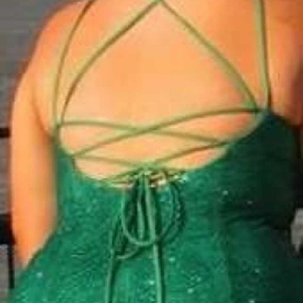 Emerald Green Prom Dress - image 3