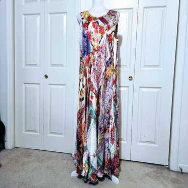 JOHNNY WAS Regina Floral Maxi Dress Sz XL - image 1