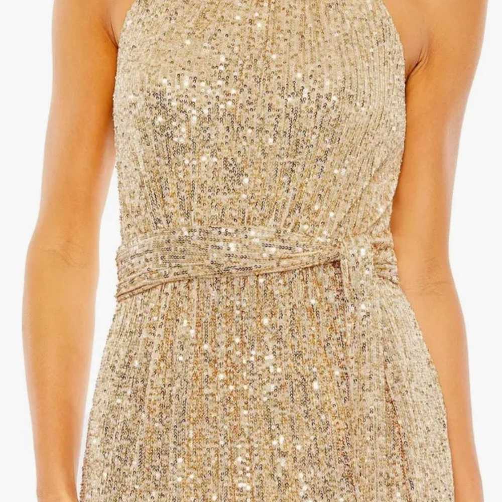 Sequin Halter Neck Sheath Gown
Ieena for Mac Dugg… - image 4