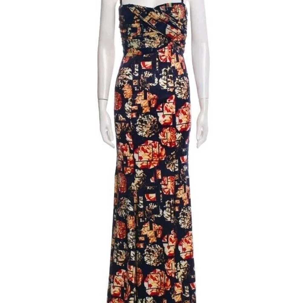 Just Cavalli Evening Gown Floral Print Long Dress… - image 3