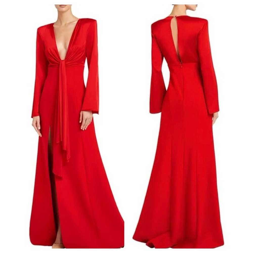 Cinq à Sept womens Julianne Gown dress red size 4… - image 1