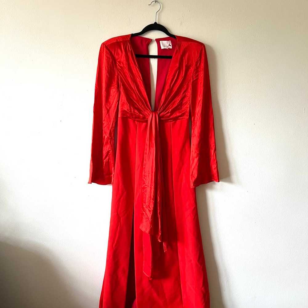 Cinq à Sept womens Julianne Gown dress red size 4… - image 2