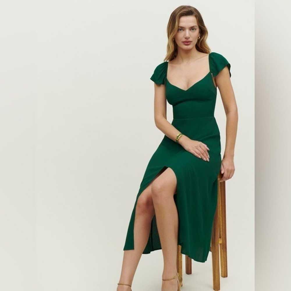 New Reformation Emerald Baxley Midi Dress in Size… - image 1