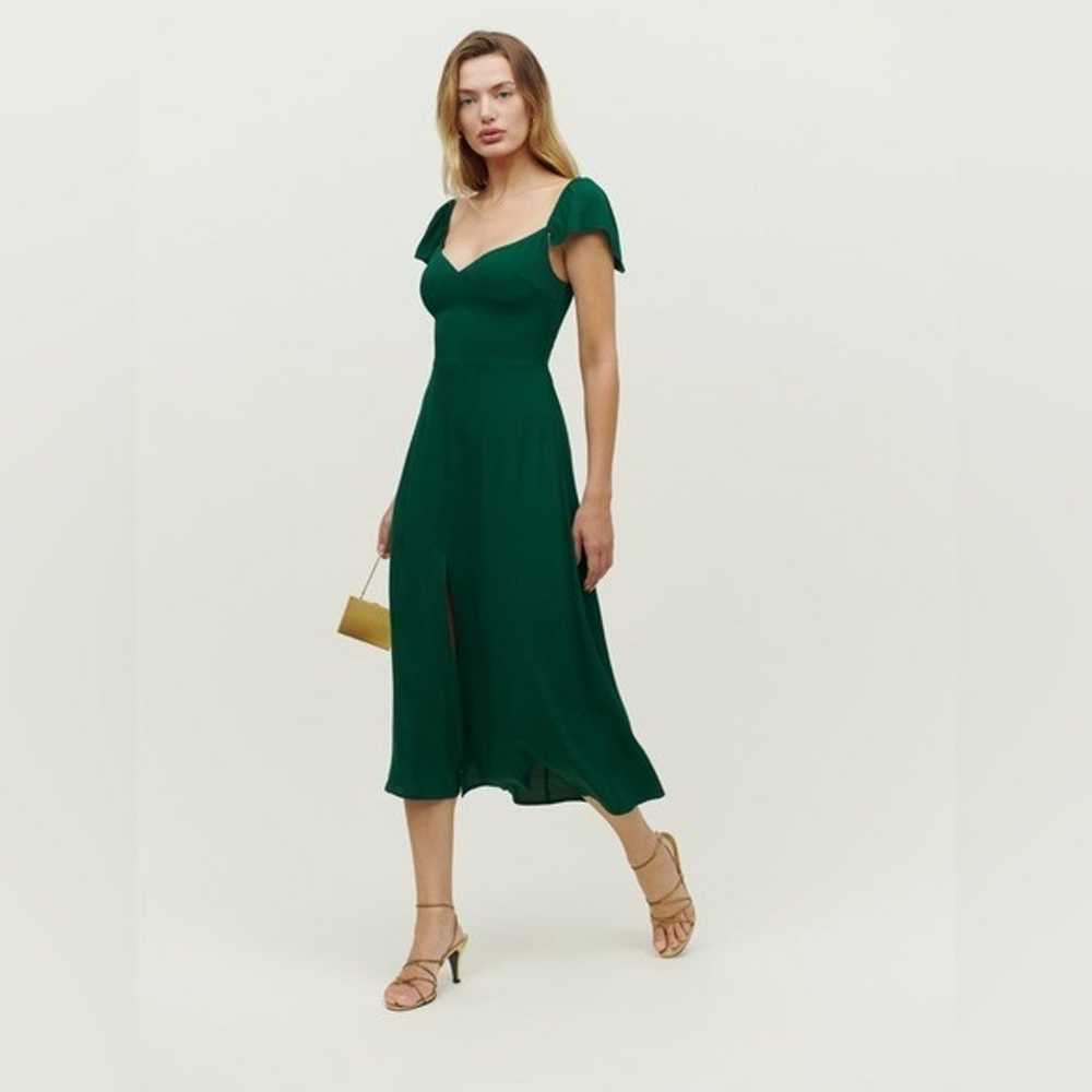 New Reformation Emerald Baxley Midi Dress in Size… - image 2