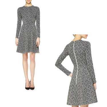 LELA ROSE ($1295) Lattice-Print Reversible Fit & … - image 1