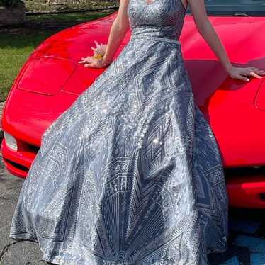 Long Prom Sequence Dress - image 1