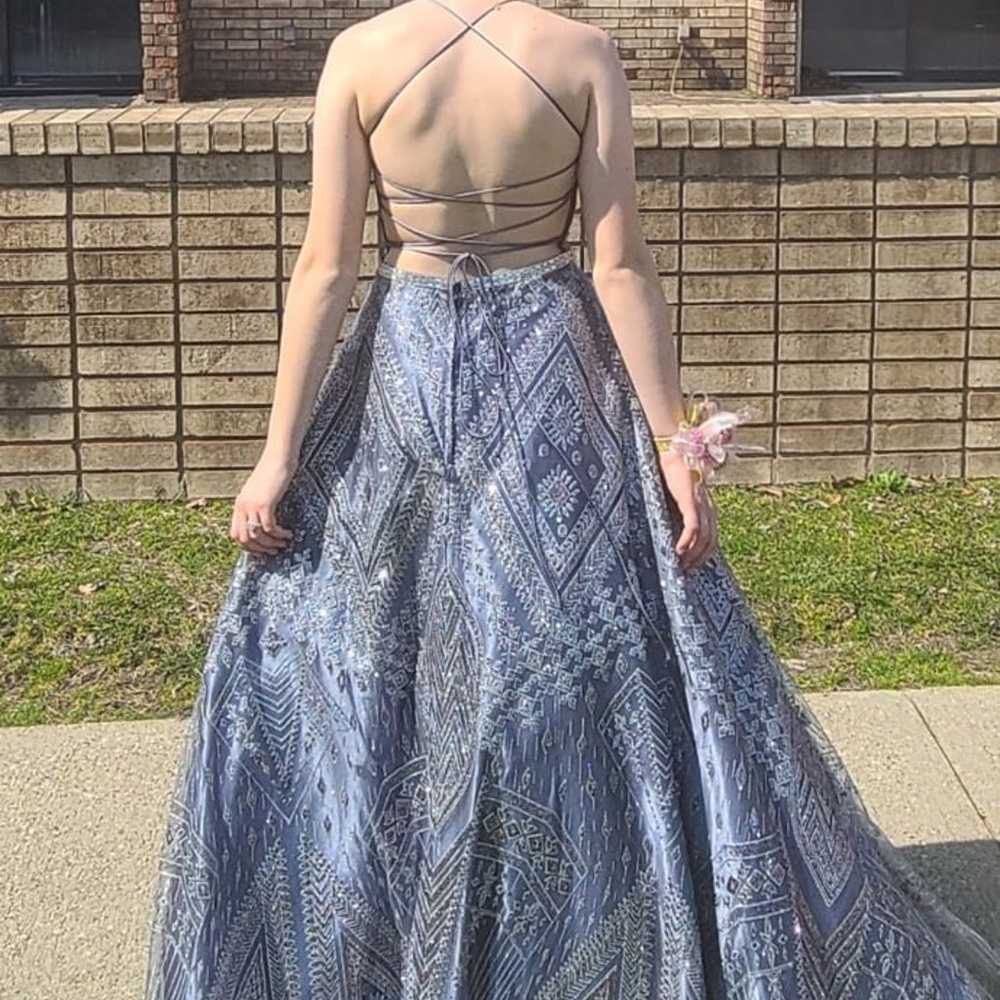 Long Prom Sequence Dress - image 3