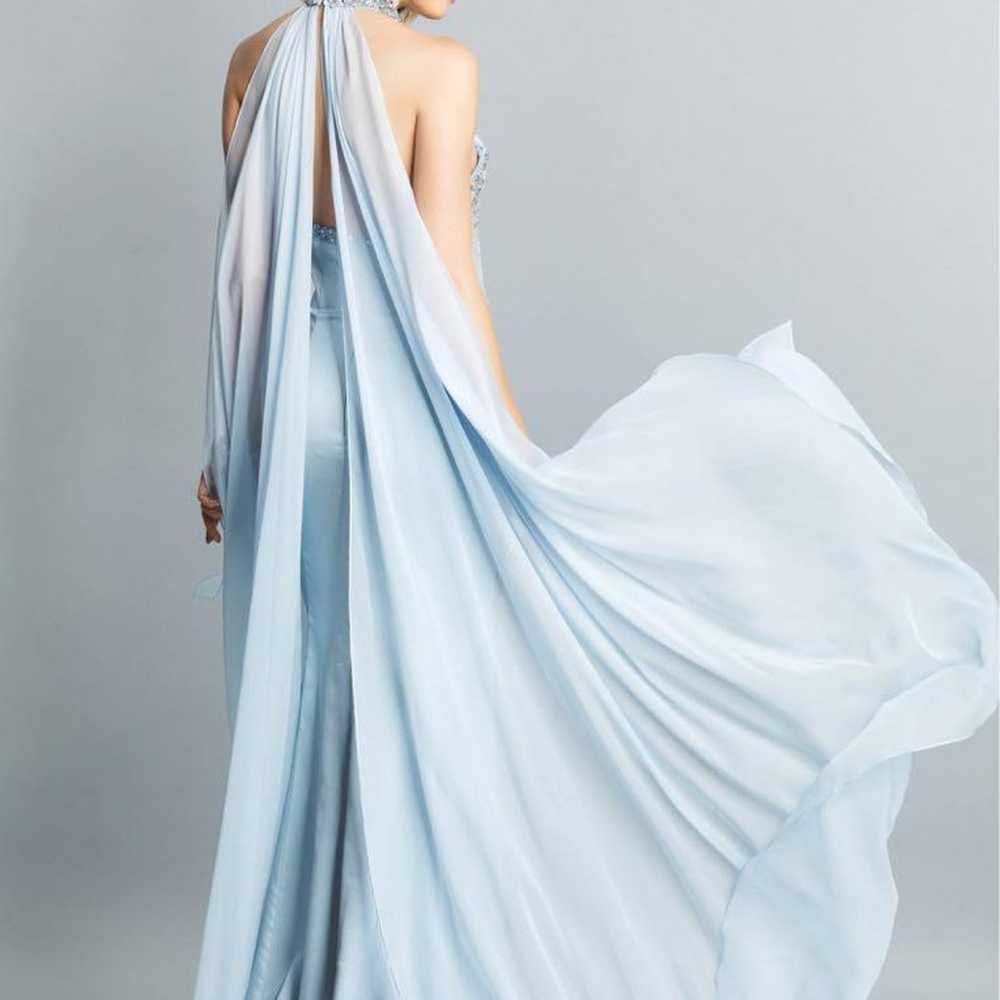 Aqua Blue Imported Long Dress - image 1