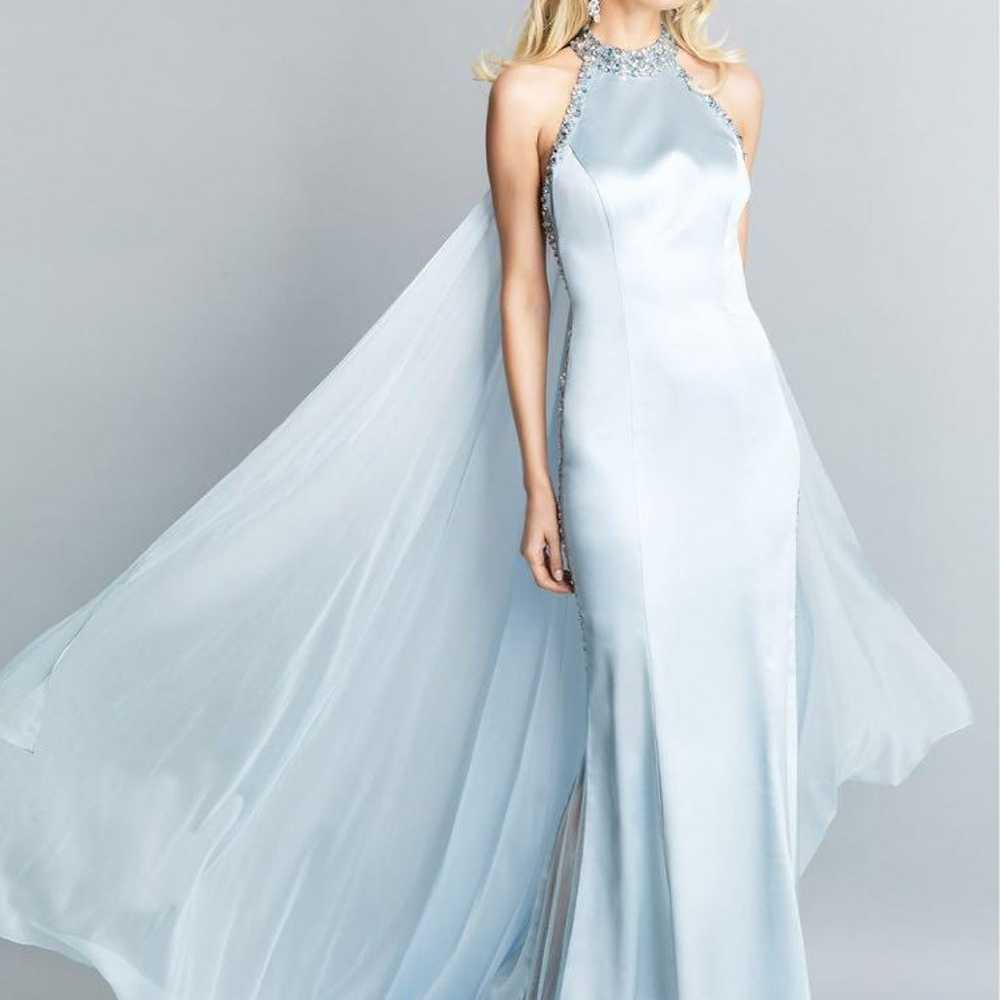 Aqua Blue Imported Long Dress - image 2