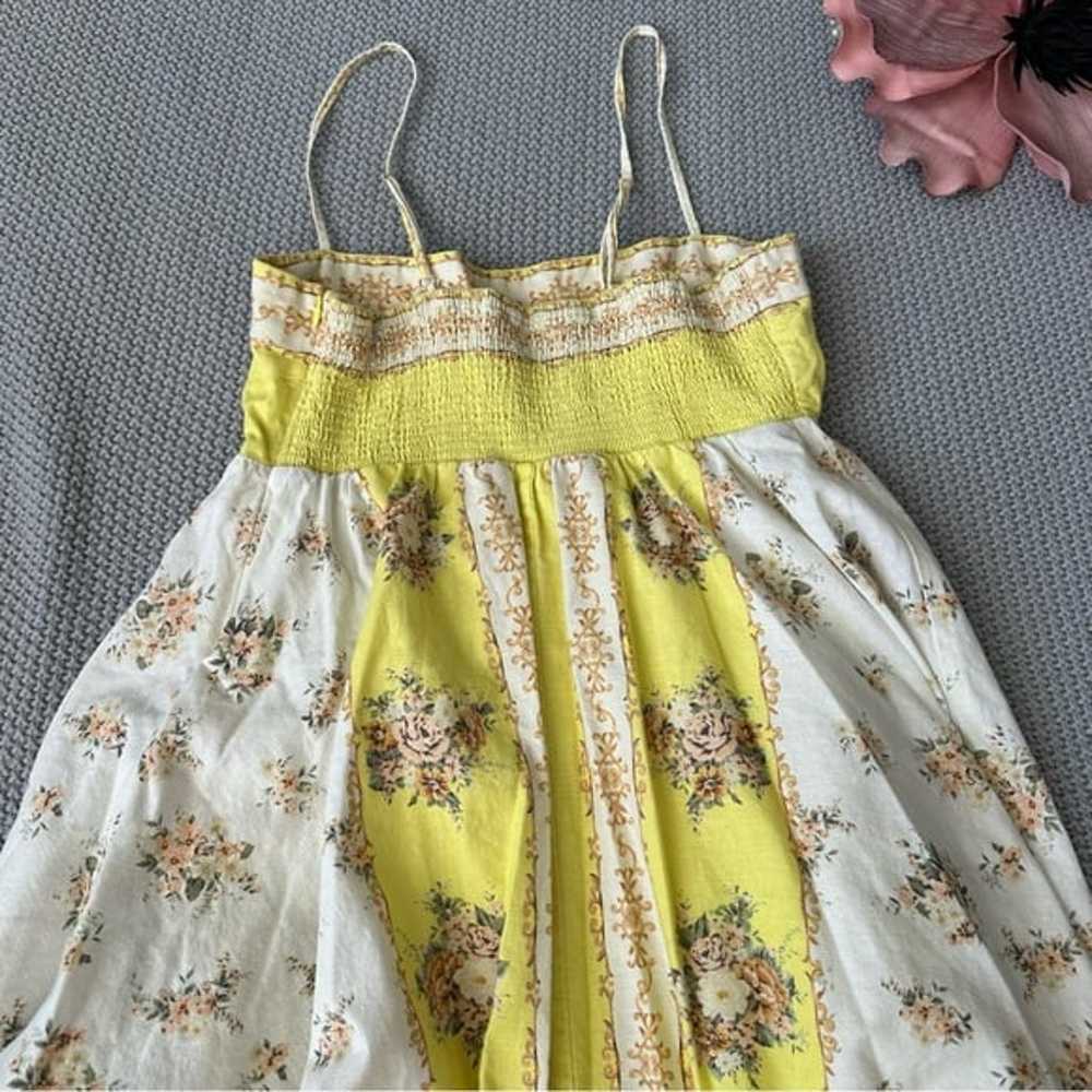 Alémais Catalina Yellow Midi Dress US Size 6 - image 2