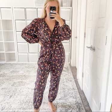 Ulla Johnson Delphine Jumpsuit Midnight Floral