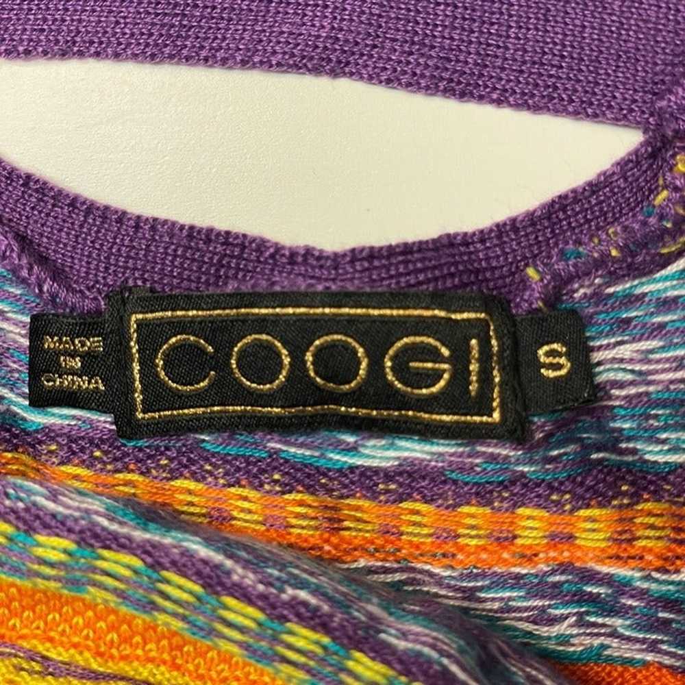 COOGI SWEATER Dress S Multicolor Sleeveless Bodyc… - image 10