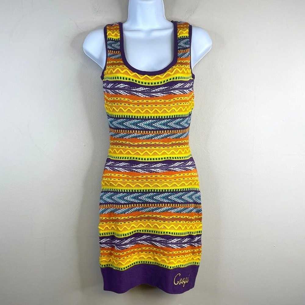 COOGI SWEATER Dress S Multicolor Sleeveless Bodyc… - image 1