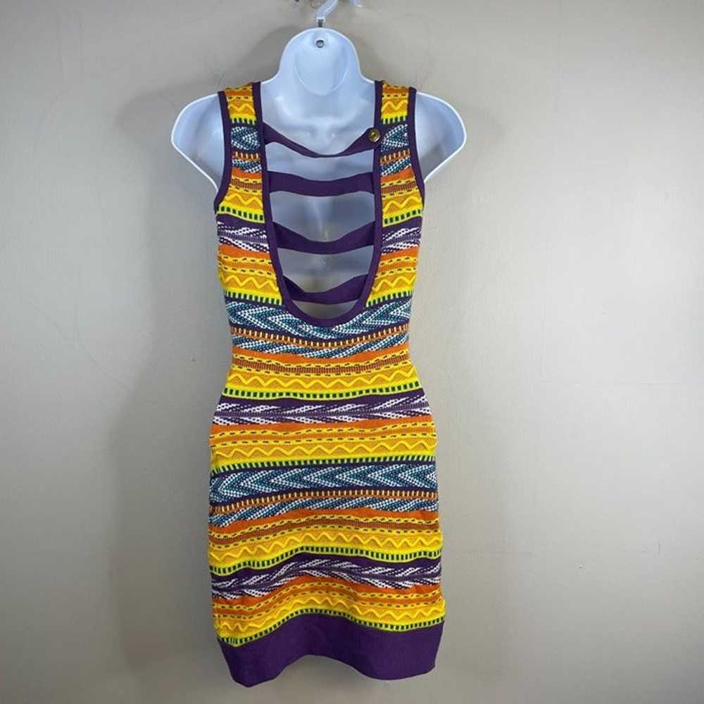 COOGI SWEATER Dress S Multicolor Sleeveless Bodyc… - image 2