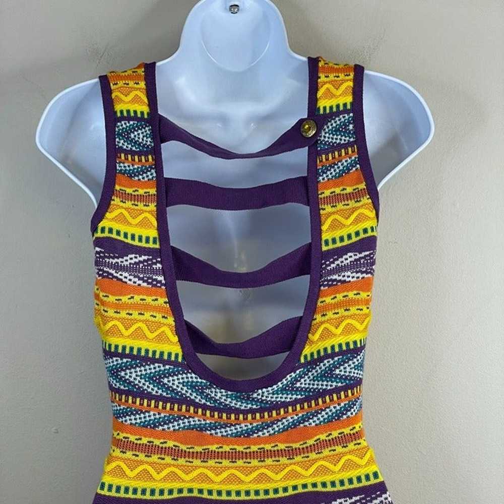 COOGI SWEATER Dress S Multicolor Sleeveless Bodyc… - image 5