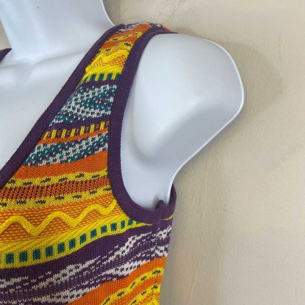 COOGI SWEATER Dress S Multicolor Sleeveless Bodyc… - image 8