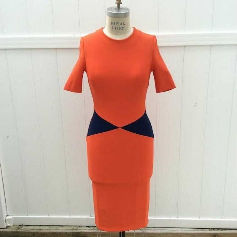 RARE Thierry Mugler Milano Midi Dress, Size 4 - image 2