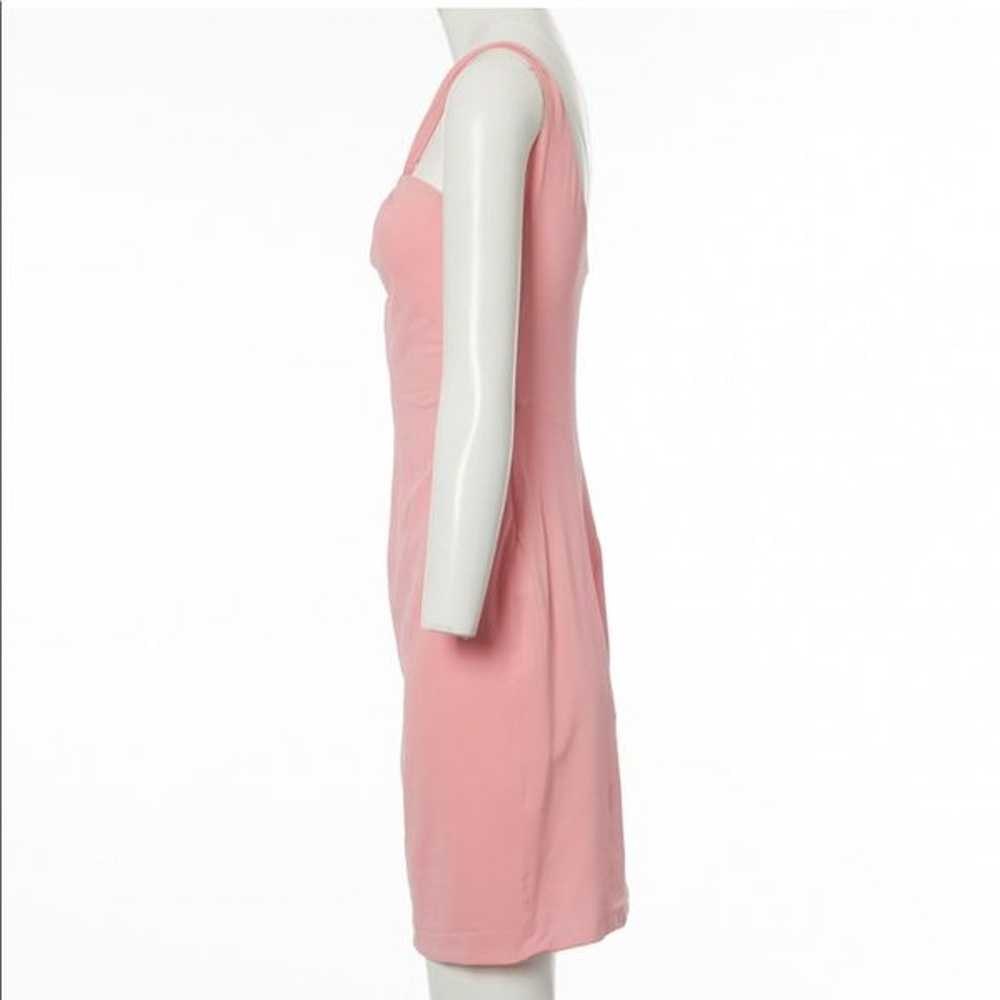 Versace pink silk mini dress 10 UK - image 2