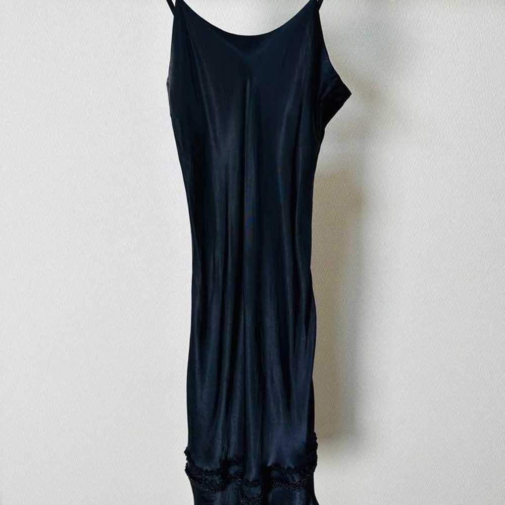 Comme des Garçons lace-trimmed long dress vintage… - image 1