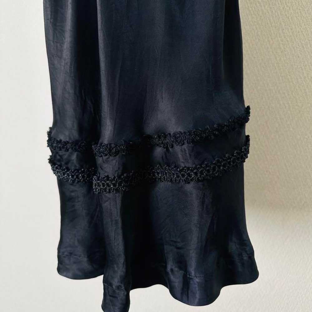 Comme des Garçons lace-trimmed long dress vintage… - image 4