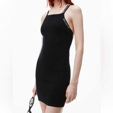 Alexander Wang Jacquard Logo Dress in stretch knit - image 1