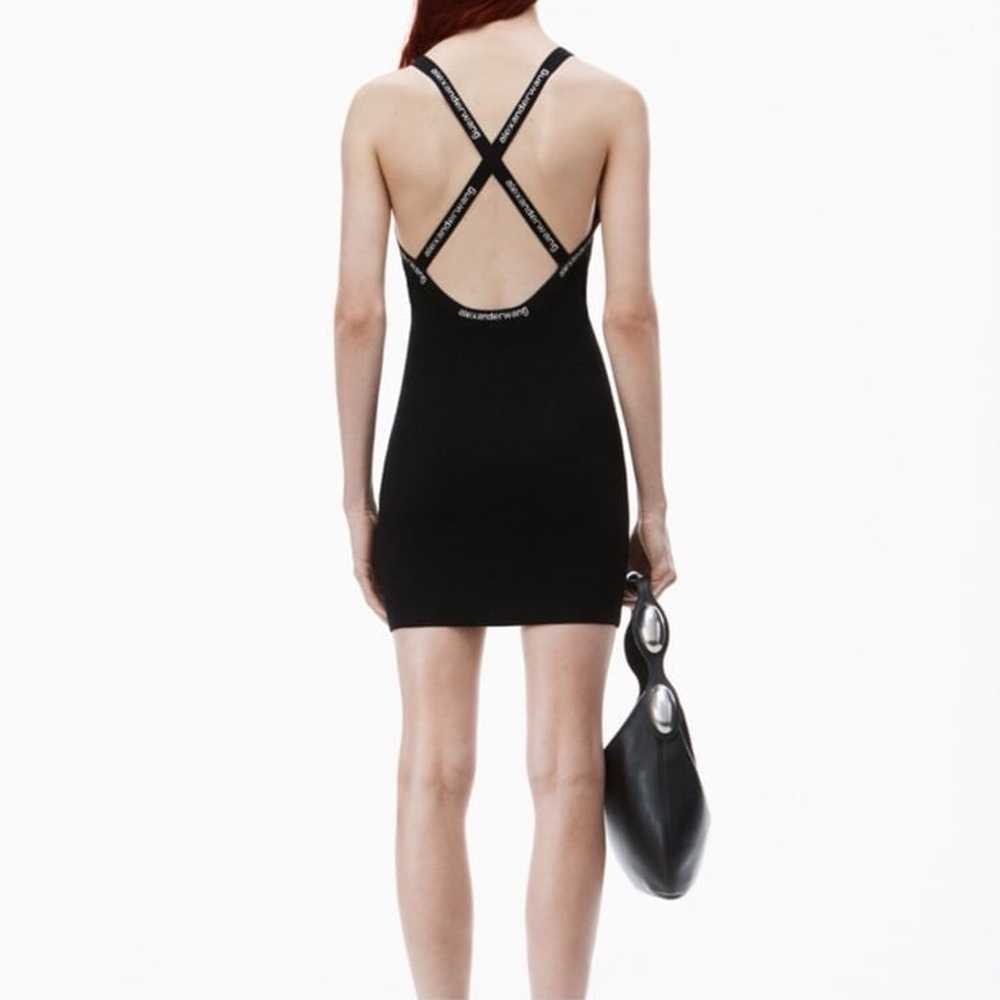 Alexander Wang Jacquard Logo Dress in stretch knit - image 3