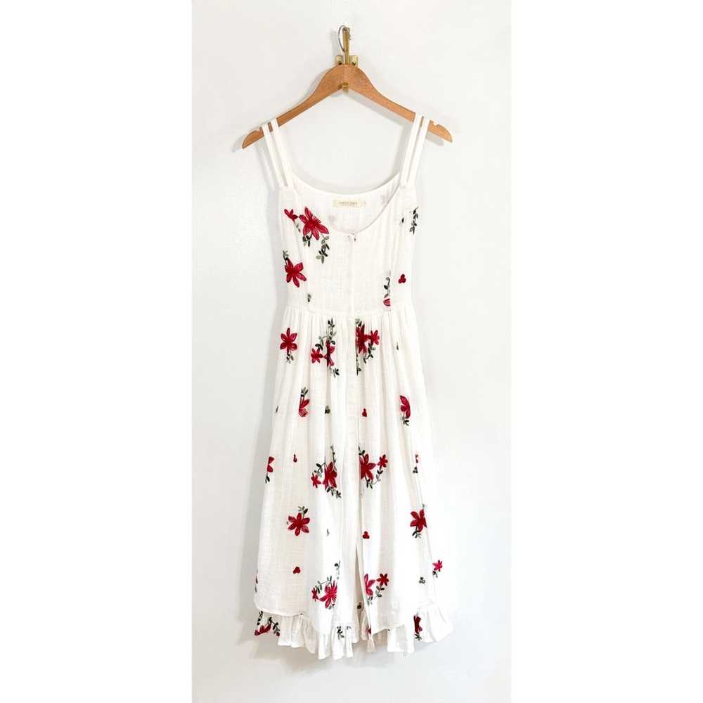 NWOT Christy Dawn The Nicks White Floral Midi Dre… - image 5