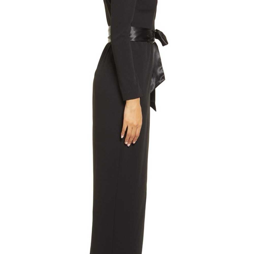 Eliza J  V Neck Tuxedo Faux Wrap Gown size 8 new - image 4