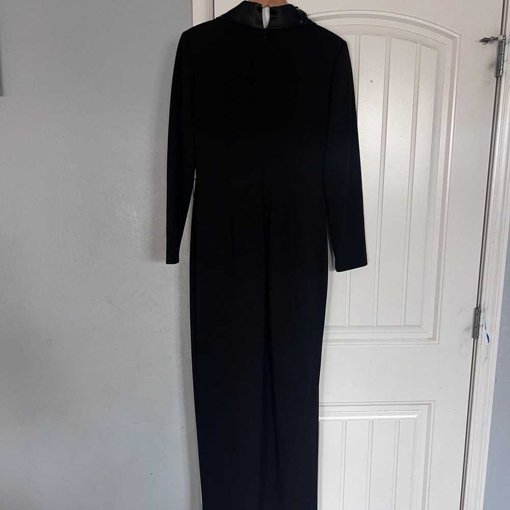 Eliza J  V Neck Tuxedo Faux Wrap Gown size 8 new - image 9