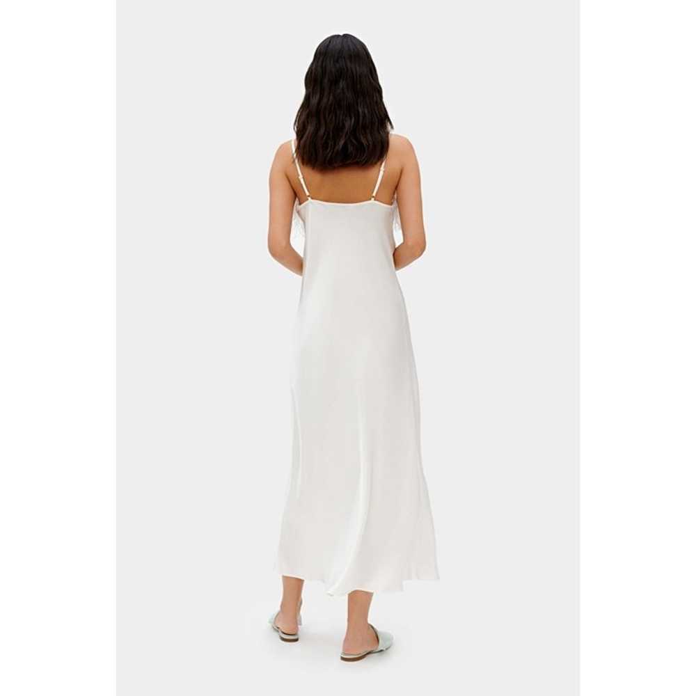 NWOT SLEEPER Boheme WHITE Slip Dress with Feather… - image 2