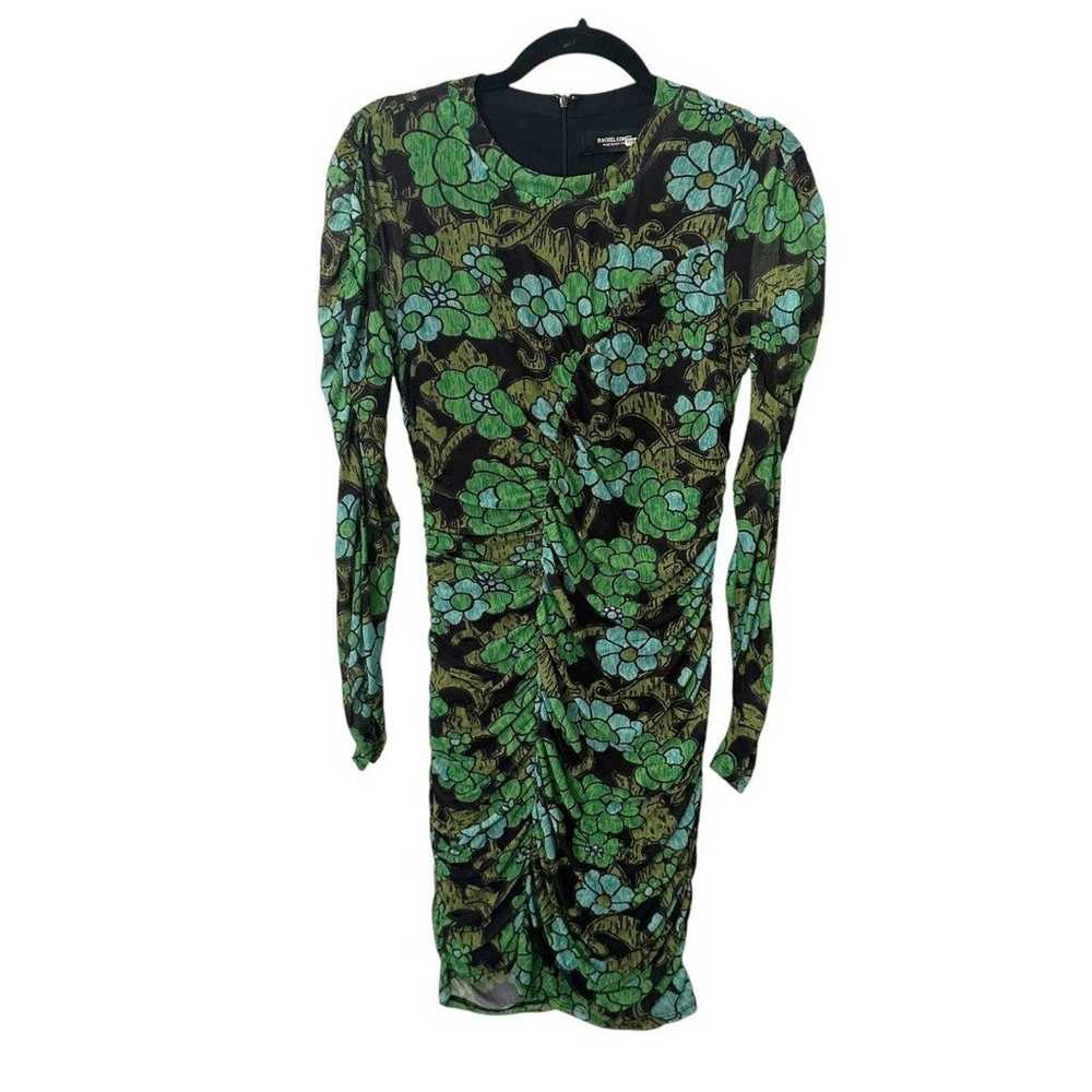 RACHEL COMEY Gant Floral Ruched Mini Dress Medium - image 2