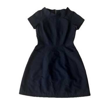 Rare SUZANNAH LONDON Navy Blue Short Sleeve Dress 