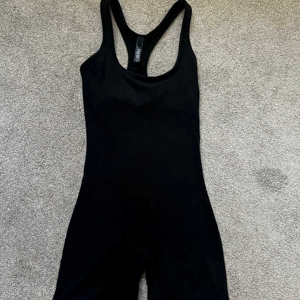 Outdoor Mid Thigh Bodysuit - Onyx - image 3