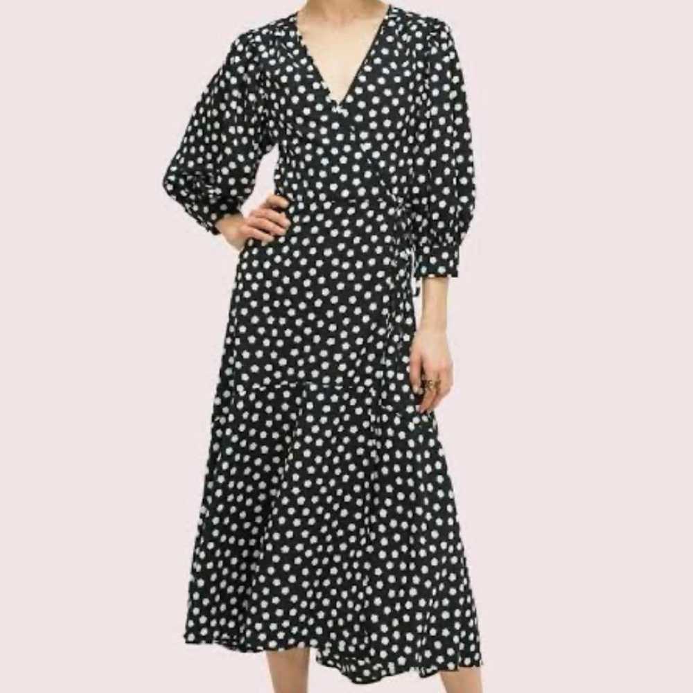 【Popular】Kate Spade Wrap Dress Asymmetrical Party… - image 1