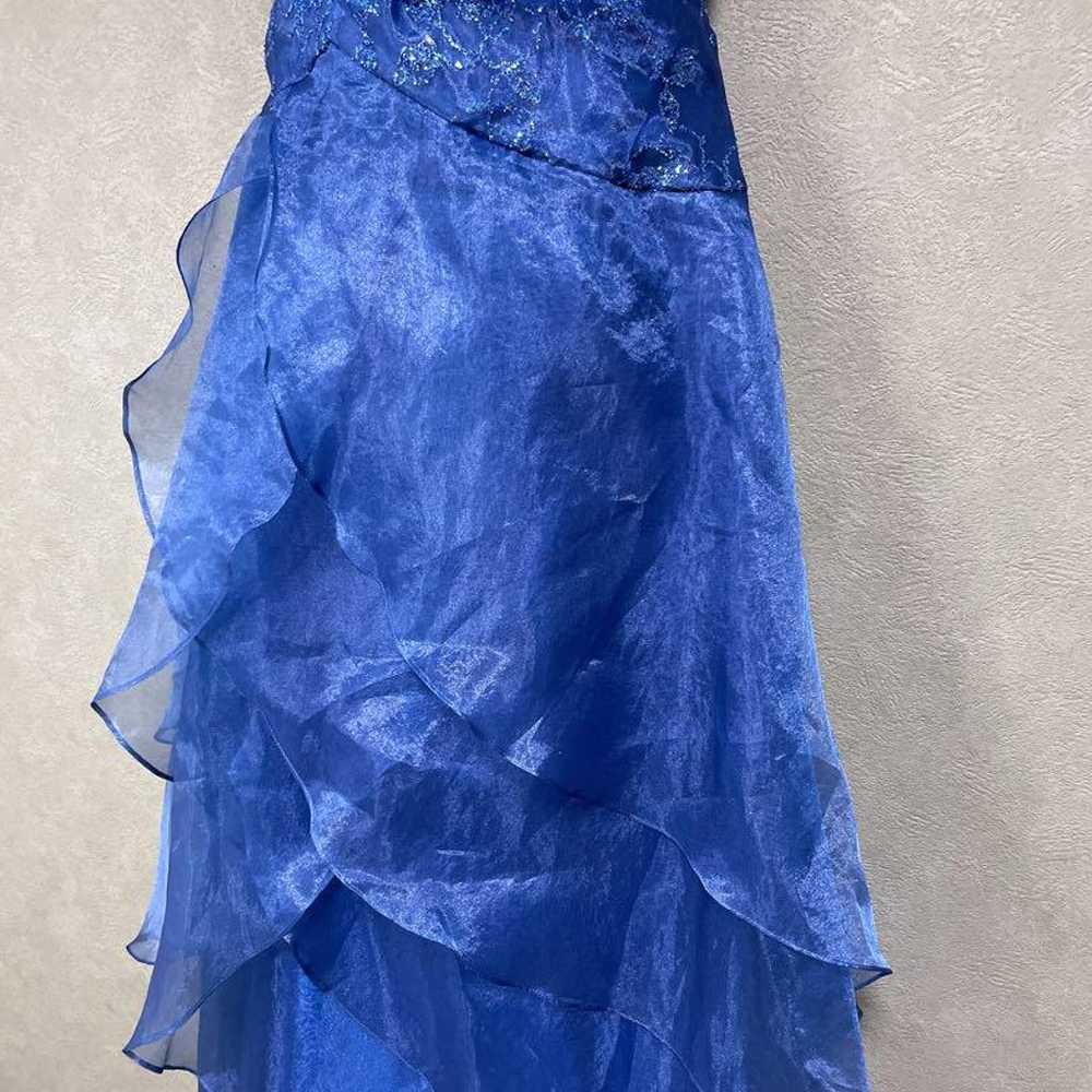 Genet Vivien Color Long Dress Size 9 Blue - image 6