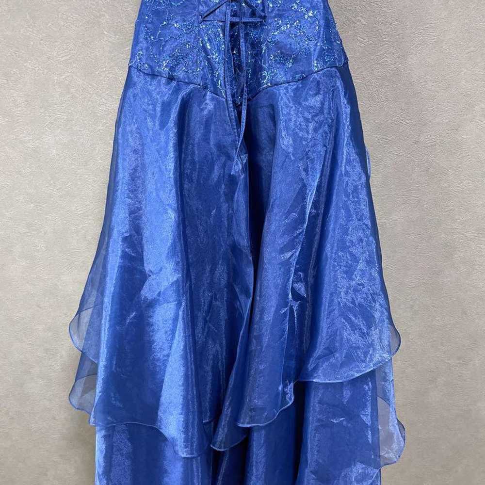 Genet Vivien Color Long Dress Size 9 Blue - image 8