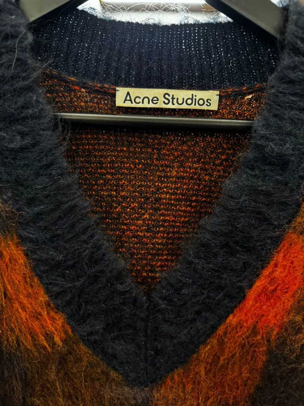 Acne Studios Acne studios Wool V-neck pullover sw… - image 3