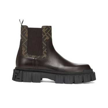 Fendi o1s1wg111224 Force Panelled Chelsea Boots in