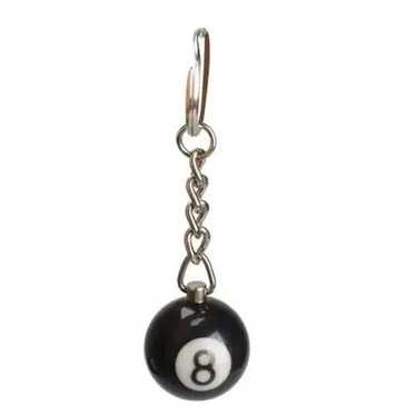 Chain × Streetwear Billiards 🎱 ball keychain - image 1