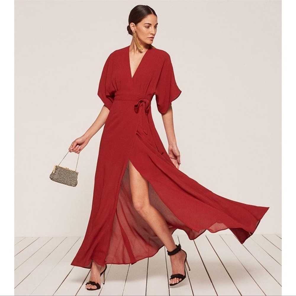 REFORMATION Winslow Dress In Red - image 1