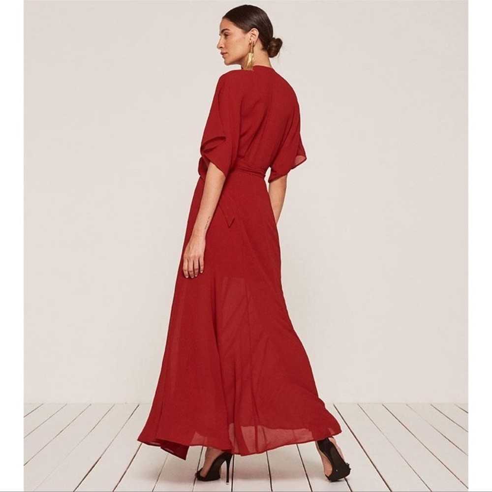 REFORMATION Winslow Dress In Red - image 3