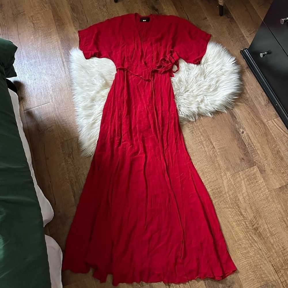 REFORMATION Winslow Dress In Red - image 7