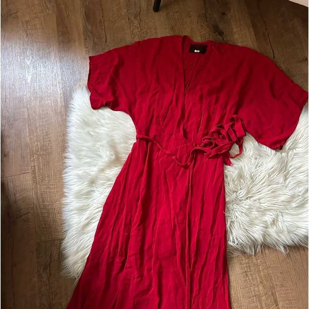 REFORMATION Winslow Dress In Red - image 8