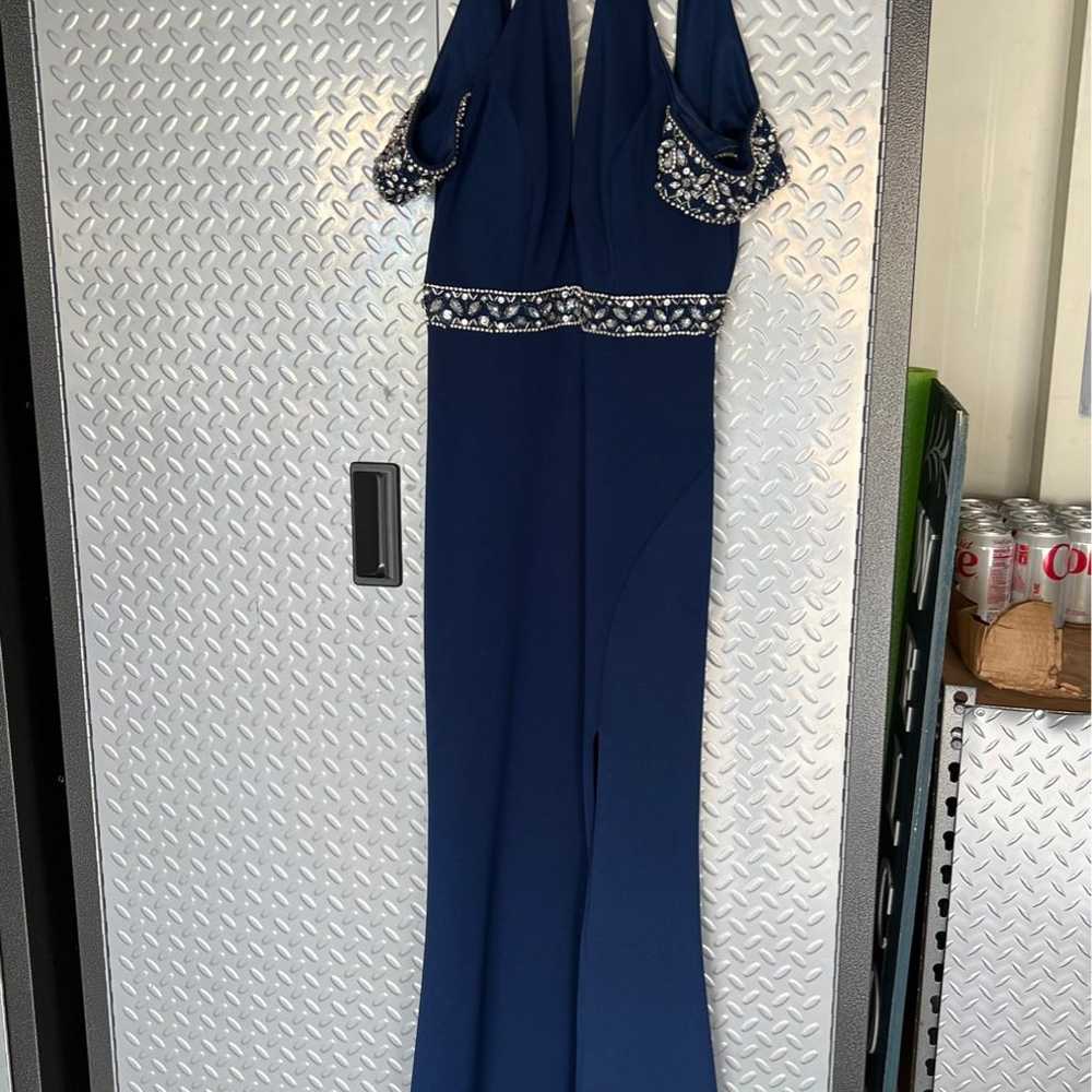 Gorgeous navy blue gown - image 1