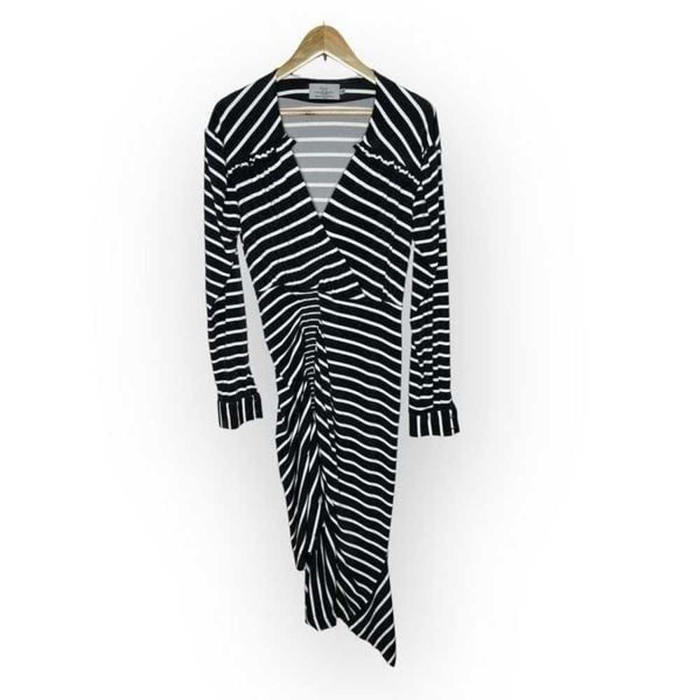 PREEN ANNABEL ASYMMETRIC RUCHED STRIPED STRETCH-J… - image 8