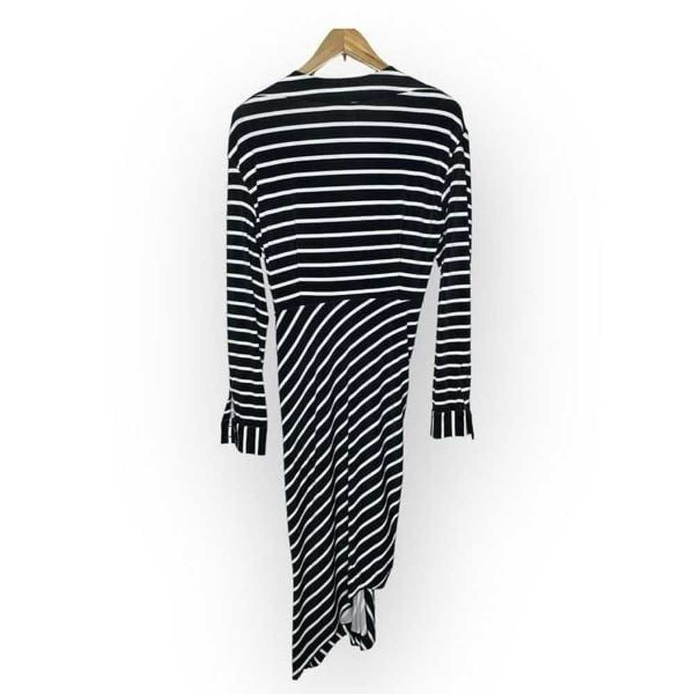 PREEN ANNABEL ASYMMETRIC RUCHED STRIPED STRETCH-J… - image 9