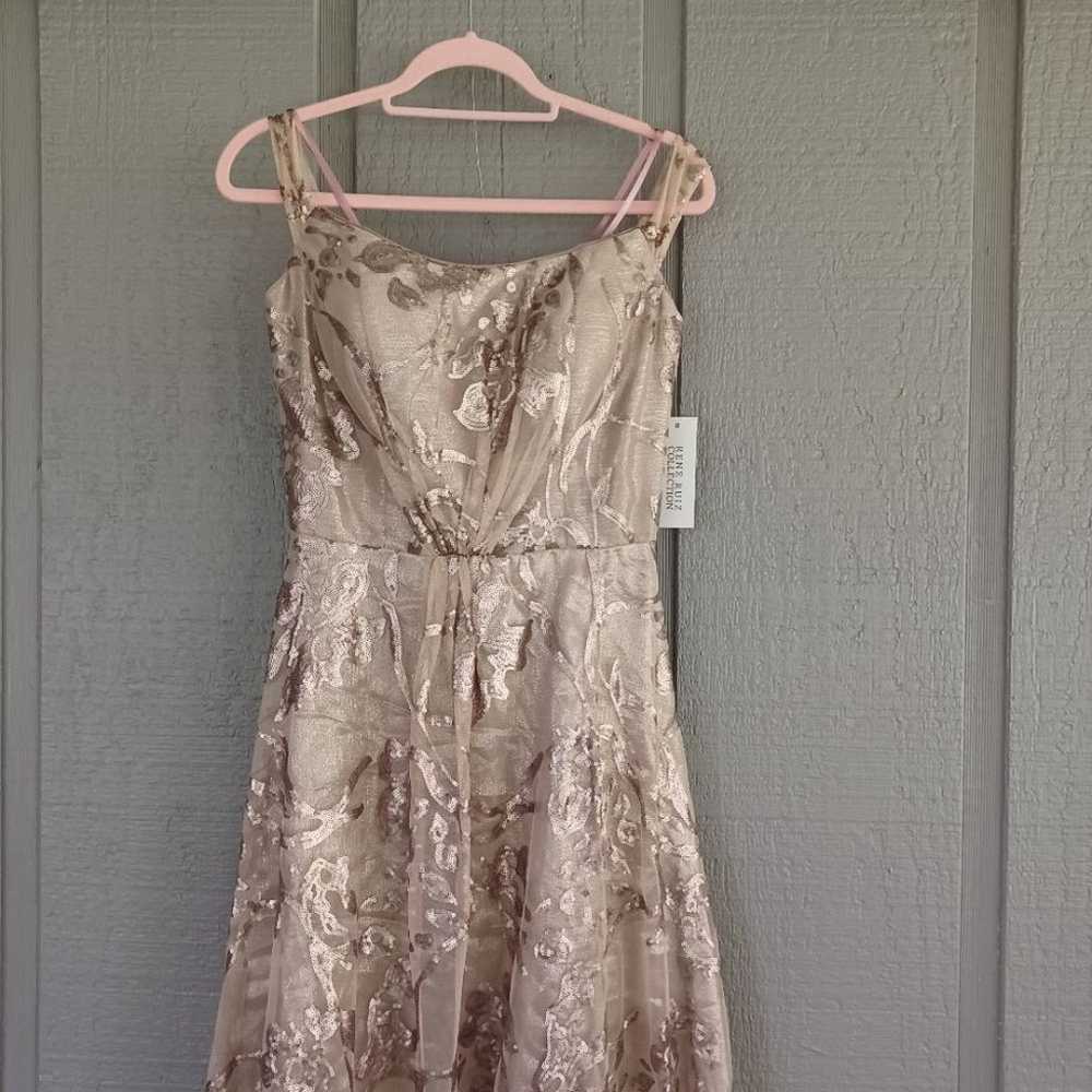 Rene Ruiz Collection Sequin Gown Dress Size 4 Wom… - image 2